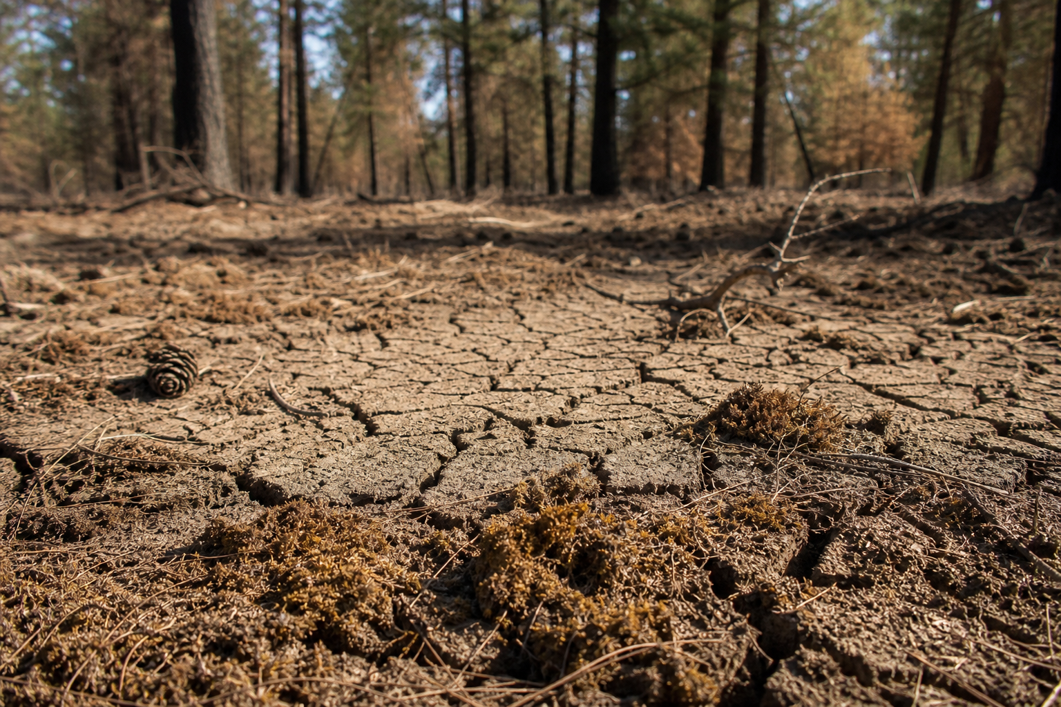 Trockenheit und Dürre: warum der Waldboden schneller brennt als früher
